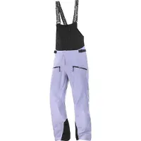 Salomon - Skibukser - Absolute 3L Bib M Blue Granite/Deep Black til Unisex - Størrelse XL - Lilla