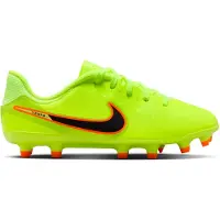 Nike Jr. Tiempo Legend 10 Academy Low top-fodboldstøvler til flere underlag til mindre/større børn - gul