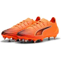 Puma Ultra 6 Ultimate SG Hot Pursuit - Orange/Sort/Rød - Soft Ground (SG), størrelse 41