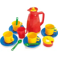 Dantoy Kaffestel - My Little Kitchen - 17 dele - - OneSize - Legetøj