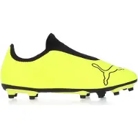 Puma Herre Finesse Snøreløse FG Fast Græs Fodboldstøvler Yellow Alert