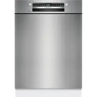 Bosch Serie | 4 SMU4EVS08E - Opvaskemaskine - til indbygning - Wi-Fi - Niche - bredde: 60 cm - dybde: 55 cm - højde: 81.5 cm - børstet stål