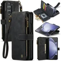 CASEME Samsung Galaxy Z Fold6 C30 Multifunktionel Pung - Sort