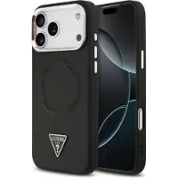 GUESS iPhone 17 Pro Max Triangle Logo Cover - MagSafe-kompatibel - Sort