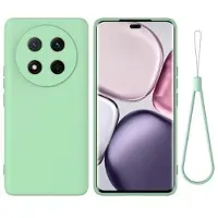 Mtp Products Honor X60 Pro/X9c/Magic7 Lite Flydende silikone cover med håndrem - grøn
