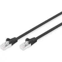 Digitus CAT6 Patch Cord - 3m - Sort - 3 meter