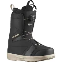 Salomon Snowboard - Snowboardstøvler herre - Faction Boa Black/Rainy Day til Unisex - Størrelse 44 - Sort