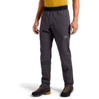 La Sportiva - Klatretøj - Pueblo Pant M Onyx/Chalk til UnisexBomuld - Størrelse XL - Grå