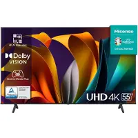 Hisense 55A6N - 55 Diagonal klasse A6N Series LED-bagbelyst LCD TV - Smart TV - VIDAA - 4K UHD (2160p) 3840 x 2160 - HDR - Direct LED - sort