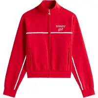 Tommy Hilfiger Cardigan knaldrød / hvid