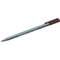 Staedtler TRIPLUS FINELINER rPP, 10 stk BRUN