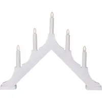 Star Trading Ljusstake Alma Hvid 44cm