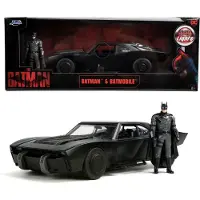 Jada Batman Batmobile Metal 1:18 ´´the ´´ Med Lys Og Figur