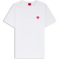 HUGO Shirts 'Damacia_6' rød / hvid