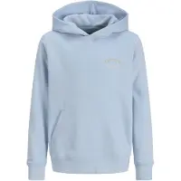 Jack & Jones Hættetrøje - JjeBrandes - Chambray Blue - - 12 år (152) - Hættetrøje