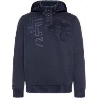 CAMP DAVID Pullover blå / marin / hvid