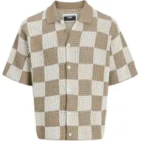 Jack & Jones Cardigan 'Jcoathletico' camel / mørkebeige