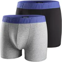 Replay Boksershorts grå-meleret / violetblå / sort