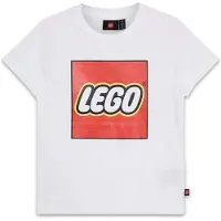 Lego Wear T-Shirt - LWTano 631 - Hvid m. Logo - - 4 år (104) - T-Shirt
