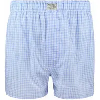 Steppin' Out teppin' Out boxerhort i blåternet Blå Lyeblå måle