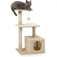 Lionto kradsetræ, 85 cm - beige