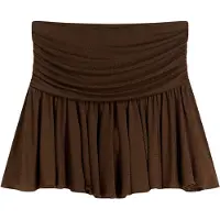 Bershka Nederdel brun