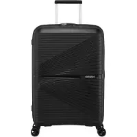 American Tourister AIRCONIC, Spinner, Sort, Mellem, Polypropylen (PP), 4 hjul, Roterende hjul