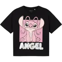 Name it Bluser & t-shirts 'NKFNyri Stitch' lyserød / pitaya / sort / hvid