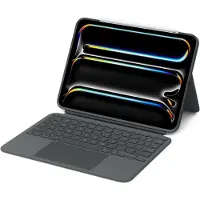 Logitech Combo Touch - Tastatur og folio-kasse - med trackpad - bagbelyst - Apple Smart connector - QWERTY - UK - grafit - for Apple 13-inch iPad Pro (M4)
