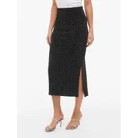 Vila Visilna Højtaljet Midinederdel