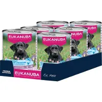 Eukanuba Puppy med ørred og sød kartoffel vådfoder til hund
