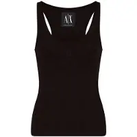 Armani Exchange A|X Armani Exchangetil kvinder. XW000829AF13729UC001 Top Icon sort (M), Casual, Viscose, Uden ærmer/stropper