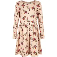Happy girls Kjole beige / rød / sort