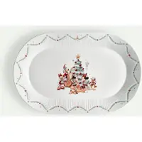 Fyrklövern Disney Jul serveringsfad 37 x 24 cm