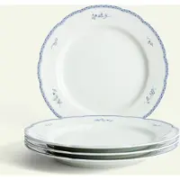 Fyrklövern Blå Herregård middagstallerken 26 cm 4-pak Middagstallerken