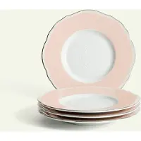 Fyrklövern Moments mingletallerken lyserød 15 cm 4-pak