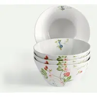 Fyrklövern Nordic Dawn skål 14 cm 4-pak, Sommer
