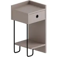 Kalune Design Kalune_Desig sengebord Sirius right. L. Brwn 30x32x61