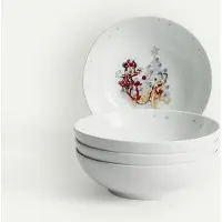 Fyrklövern Disney Vinter skål 18 cm 4-pak