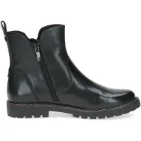 Caprice Bootie, black, made of Leather without heel, Size 41
