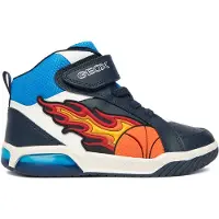 Geox Sneakers 'INEK' navy / himmelblå / orange / hvid
