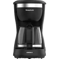 Taurus VERONA 6, Filter kaffemaskine, 0,6 L, Malet kaffe, 600 W, Sort, Rustfrit stål