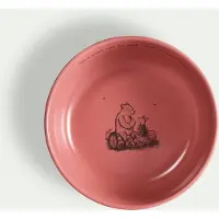 Fyrklövern Peter Plys skål Love 15 cm, Rød