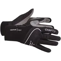 Craft - Skihandsker børn - Pro Ventair Wind Glove Black til UnisexSilikone - Børnetoj Størrelse L - Sort