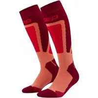 Cep Ski Thermo Socks Tall 4.0, skistrømper, herre, rød