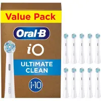 Oral-B iO Series Ultimate Clean Tandbørstehoveder - Hvid - 10-pak