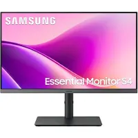Samsung Essential S4 S24F430UAU - S43UF Series - LED-skærm - 24 - 1920 x 1080 Full HD (1080p) @ 100 Hz - IPS - 300 cd/m² - 1000:1 - 5 ms - HDMI, DisplayPort, USB-C - sort