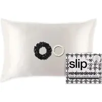 Slip Pure Silk Queen Gift Set with Lace Trim - Charm Hårplejesæt 1 stk.