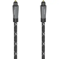 Hama Prime Line - Digital lydkabel (optisk) - TOSLINK stik til TOSLINK stik - 1.5 m - fiberoptik - sort