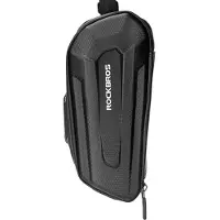 RockBros B69 bicycle saddle bag 1.8l with easy release system - black